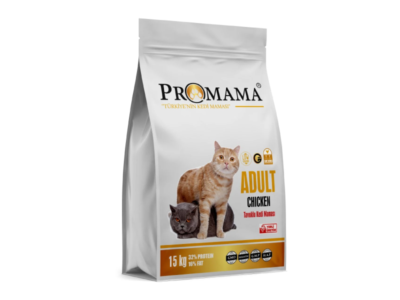 Promama Tavuk Etli Yetişkin Kedi Maması 1,5 KG